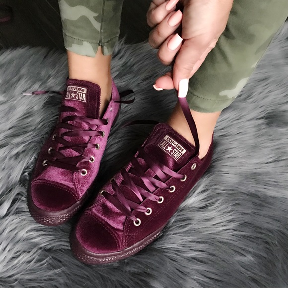 converse with satin laces